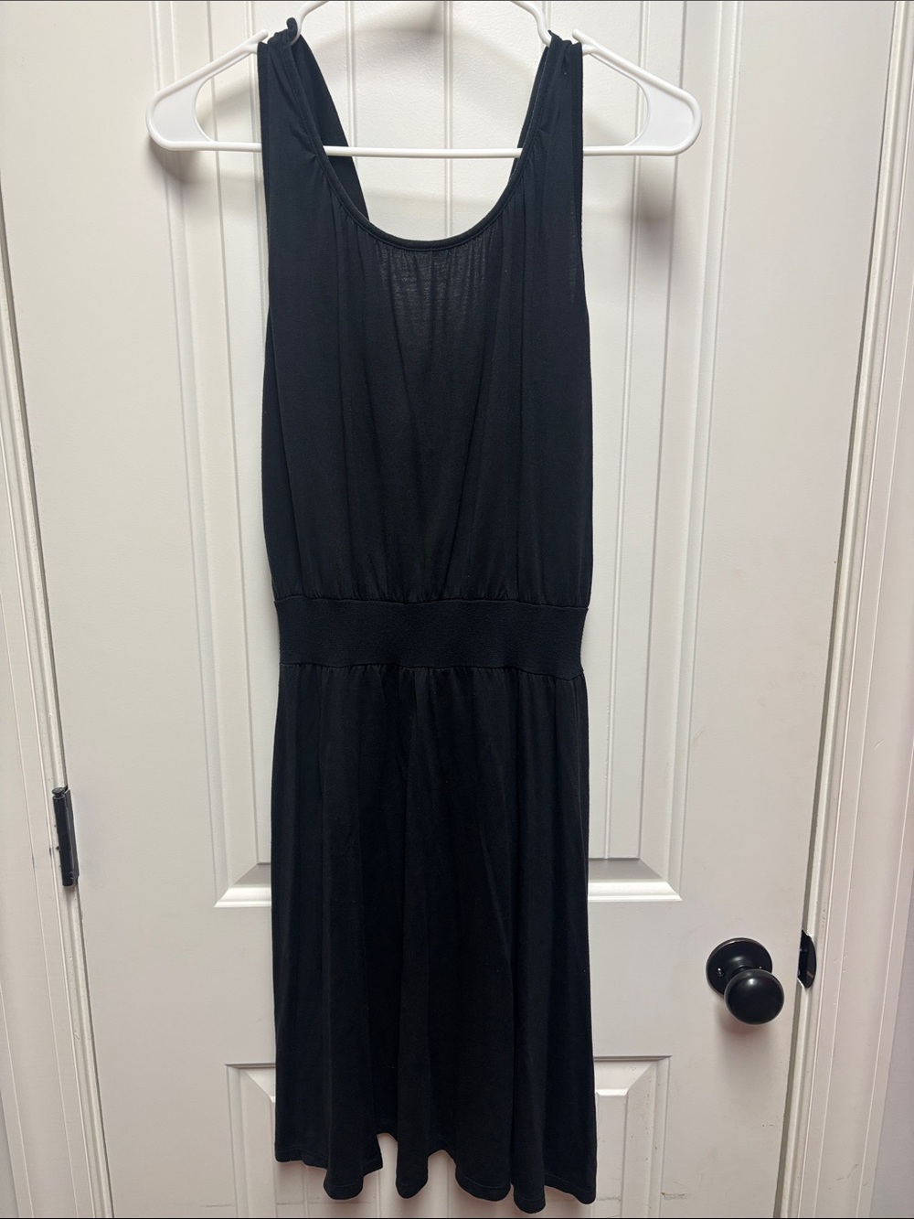 Old Navy Black Sleeveless Waistband Dress size M
